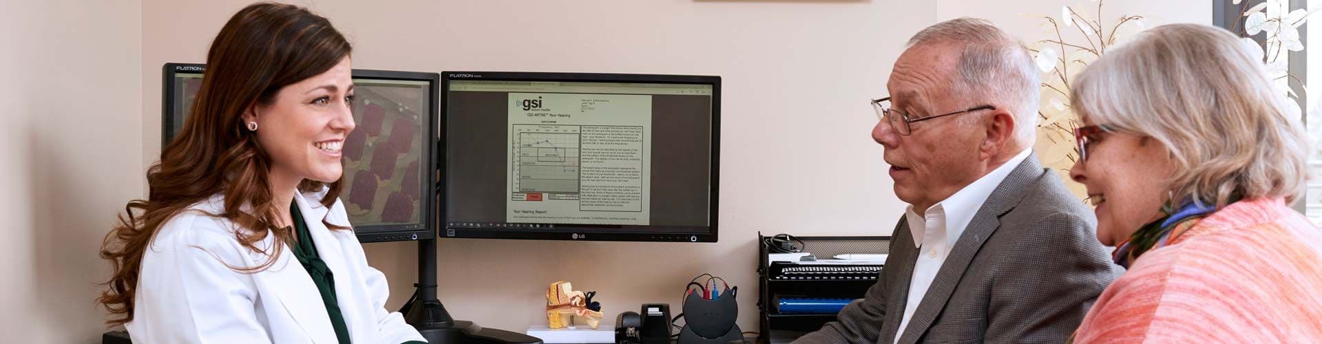 Audiologist Counseling Patients